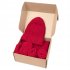 Набор подарочный НАСВЯЗИ©: шапка, шарф,  варежки, носки, красный Красный