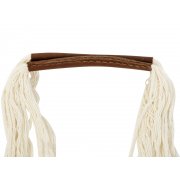 Авоська «Dream» из натурального хлопка с кожаными ручками, 15 л