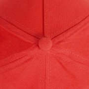 Бейсболка OPTIMA S, 5 клиньев, металлическая застежка Красный