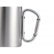 Кружка из стали с ручкой-карабином «Elbrus» арт. 877410