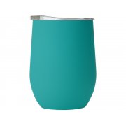 Вакуумная термокружка «Sense Gum», непротекаемая крышка, soft-touch