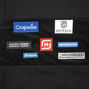 Худи унисекс Patch Catcher со вставкой из липучки, черное арт. 13934.30 Худи унисекс Patch Catcher со вставкой из липучки, черное арт. 13934.30