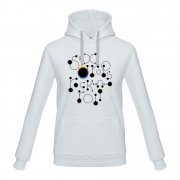 Толстовка с капюшоном No drugs, белая