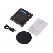 Беспроводное зарядное устройство с подсветкой логотипа «Moon spot», 10 Вт