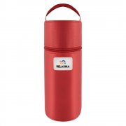 Термос Relaxika Duo 1200 в чехле, стальной