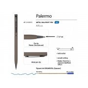 Ручка металлическая шариковая «Palermo», софт-тач