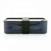 Ланч-бокс из переработанного полипропилена со столовым прибором (стандарт GRS)