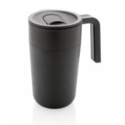 Термокружка из переработанного полипропилена GRS и нержавеющей стали с ручкой, 480 мл арт. P433.231 Термокружка из переработанного полипропилена GRS и нержавеющей стали с ручкой, 480 мл арт. P433.231