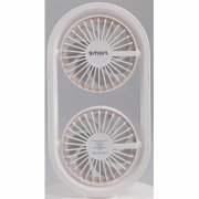 Портативный увлажнитель воздуха "Smart Wind" с двумя вентиляторами белый