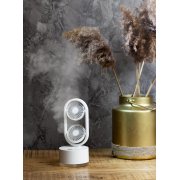 Портативный увлажнитель воздуха "Smart Wind" с двумя вентиляторами белый