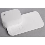 Настольная беспроводная (15W) зарядная станция "Smart Base" с увлажнителем и лампой белый