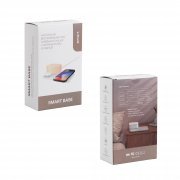 Настольная беспроводная (15W) зарядная станция "Smart Base" с увлажнителем и лампой белый