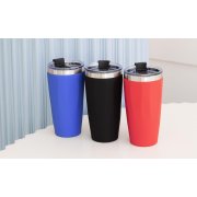 Термостакан "Calypso" 500 мл, покрытие soft touch синий