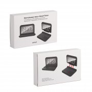 Настольные часы "Smart Time" с беспроводным (15W) зарядным устройством, будильником и термометром, со съёмным дисплеем черный