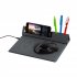 Настольная складная подставка "Cool Desk" с беспроводным (10W) зарядным устройством и ковриком для мыши темно-серый Настольная складная подставка "Cool Desk" с беспроводным (10W) зарядным устройством и ковриком для мыши темно-серый