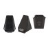 Настольные часы "Smart Pyramid" с bluetooth колонкой (3Вт) и беспроводным (15W) зарядным устройством, с подсветкой логотипа черный Настольные часы "Smart Pyramid" с bluetooth колонкой (3Вт) и беспроводным (15W) зарядным устройством, с подсветкой логотипа черный