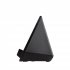 Настольные часы "Smart Pyramid" с bluetooth колонкой (3Вт) и беспроводным (15W) зарядным устройством, с подсветкой логотипа черный Настольные часы "Smart Pyramid" с bluetooth колонкой (3Вт) и беспроводным (15W) зарядным устройством, с подсветкой логотипа черный