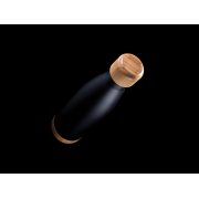 Вакуумная бутылка из нержавеющей стали и бамбука, 520 мл