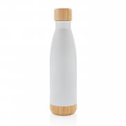 Вакуумная бутылка из нержавеющей стали и бамбука, 520 мл