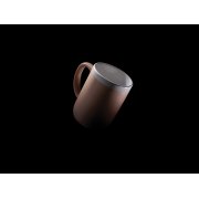 Керамическая кружка с белым ободком, 300 мл