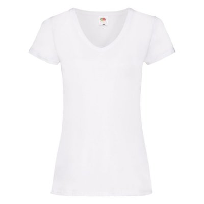 Футболка женская "Lady-Fit V-Neck T" Белый