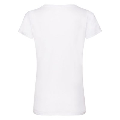 Футболка женская "Lady-Fit V-Neck T" Белый