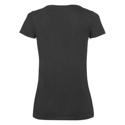 Футболка женская "Lady-Fit V-Neck T" Черный