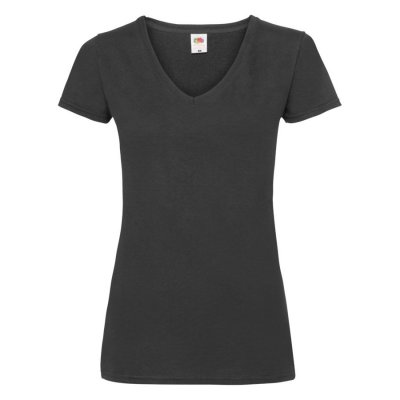 Футболка женская "Lady-Fit V-Neck T" Черный