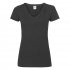 Футболка женская "Lady-Fit V-Neck T" Черный