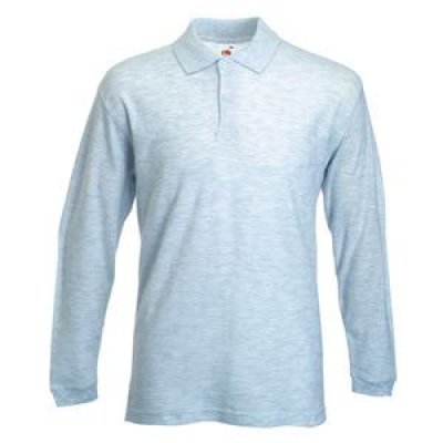 Поло "Long Sleeve Polo" Серый