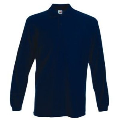 Поло "Long Sleeve Polo" Темно-синий