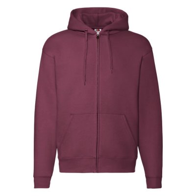 Толстовка PREMIUM HOODED SWEAT JACKET 260 Бордовый