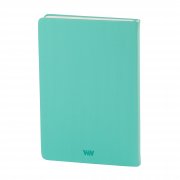 Ежедневник недатированный "Милан", А5, покрытие soft touch мятный