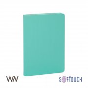 Ежедневник недатированный "Милан", А5, покрытие soft touch мятный