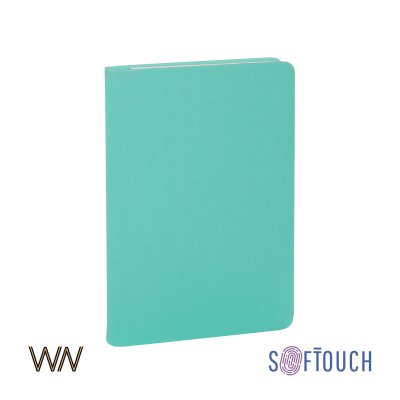 Ежедневник недатированный "Милан", А5, покрытие soft touch мятный