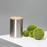 Термокружка BAMBOO с крышкой, 350мл Серебро арт. 32902/47