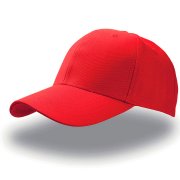 Бейсболка JOLLY, 6 клиньев, застежка на липучке красный