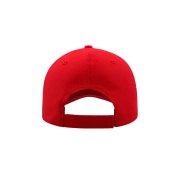 Бейсболка JOLLY, 6 клиньев, застежка на липучке красный
