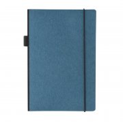 Блокнот FSC® в твердом переплете с держателем для ручки, A5