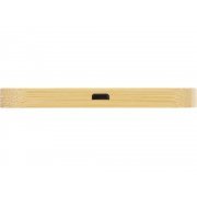 USB-хаб с беспроводной зарядкой из бамбука «Plato», 5 Вт