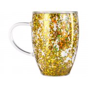 Кружка с двойными стенками с блестками «Festival»