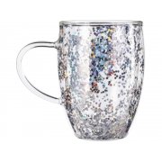 Кружка с двойными стенками с блестками «Festival»