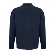 Рубашка поло оверсайз с длинным рукавом Heritage, темно-синяя арт. 03990319 Рубашка поло оверсайз с длинным рукавом Heritage, темно-синяя арт. 03990319