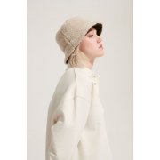 Панама Bucket двусторонняя, темно-серая с бежевым