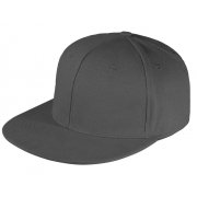 Бейсболка Snapback с прямым козырьком, серая арт. 15948.10