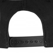 Бейсболка Snapback с прямым козырьком, черная арт. 15948.30