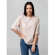 Футболка унисекс оверсайз Street Vibes, бежевая арт. 16900.10