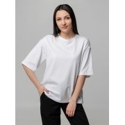 Футболка унисекс оверсайз Street Vibes, молочно-белая