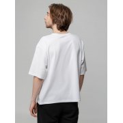 Футболка унисекс оверсайз Street Vibes, молочно-белая