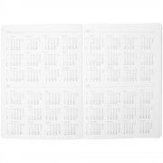 Ежедневник Flexpen, недатированный, серебристо-красный